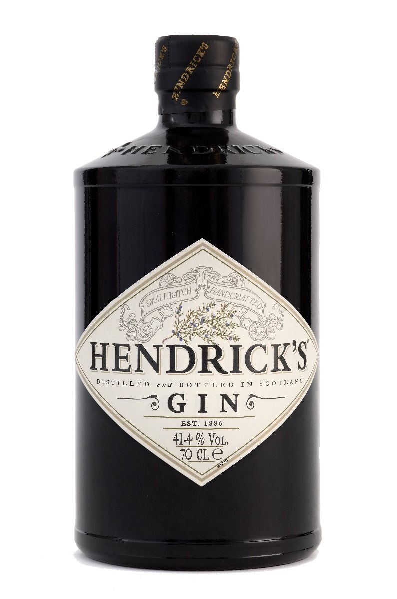 GIN HENDRICK'S 41,4% 70cl (zwarte fles)