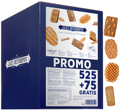 KOEKJES Jules DESTROOPER Karton ass.525+75 gratis