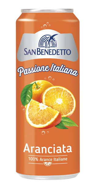 SAN BENEDETTO ARANCIATA Pass Ital can 33cl
