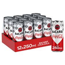 BACARDI AND COCA COLA Can 25cl