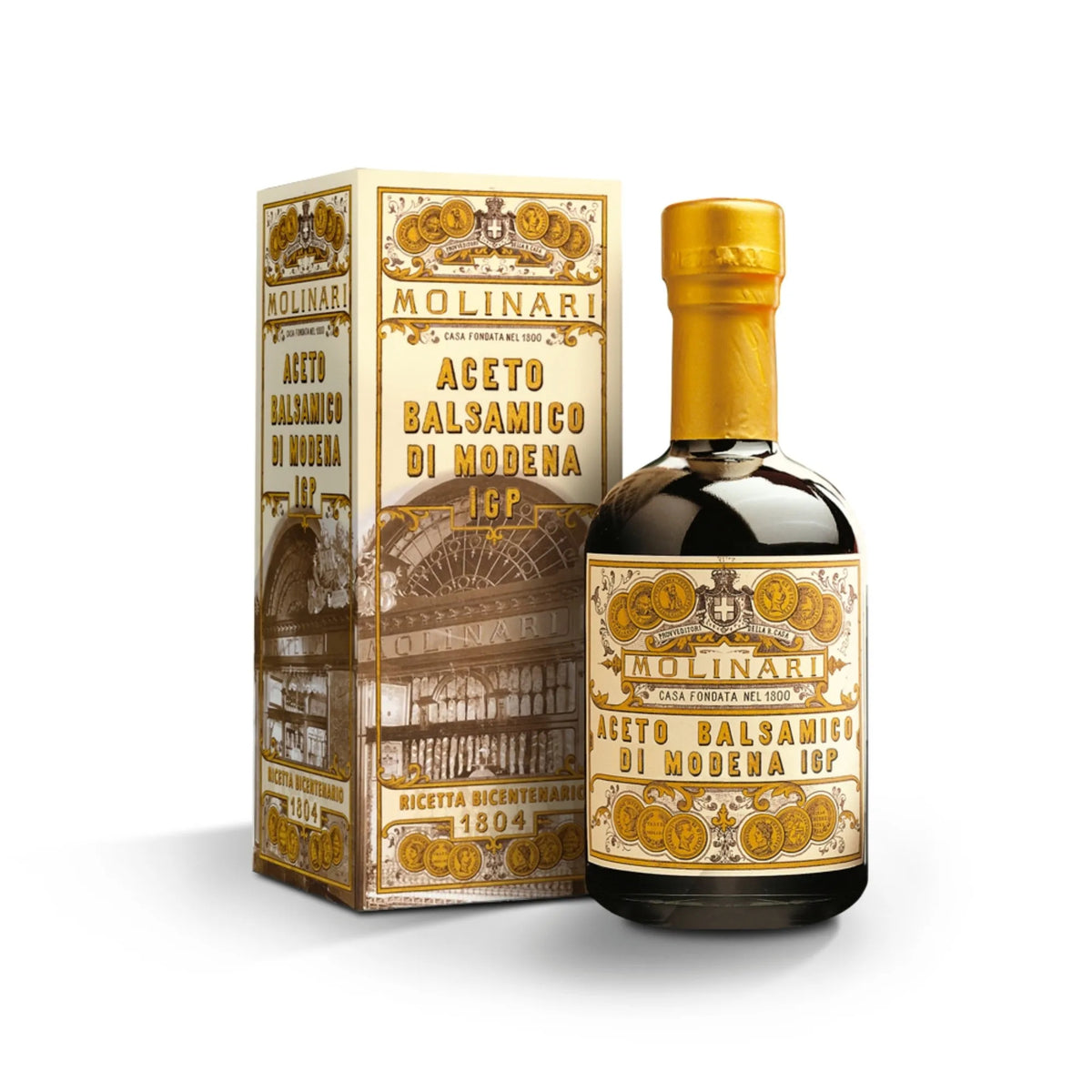 MOLINARI BALSAMICO geel 25cl BICENTENARIO in doos