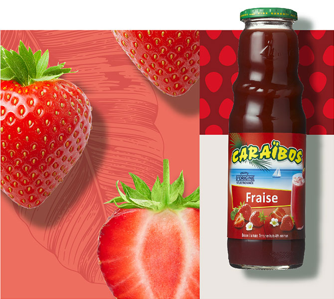 CARAIBOS FRAISE 100cl