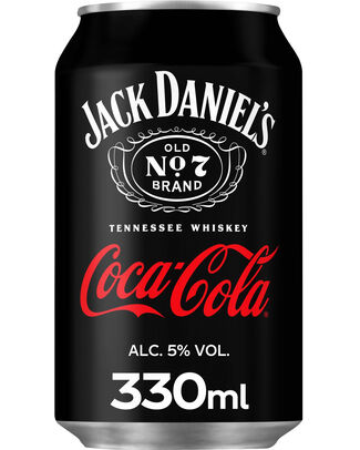 JACK DANIEL'S & COCA-COLA Can 33cl
