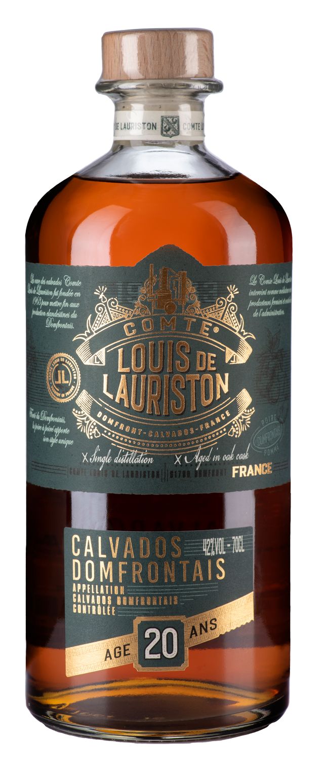 CALVADOS 20ANS D'AGE Comte Louis de Lauriston