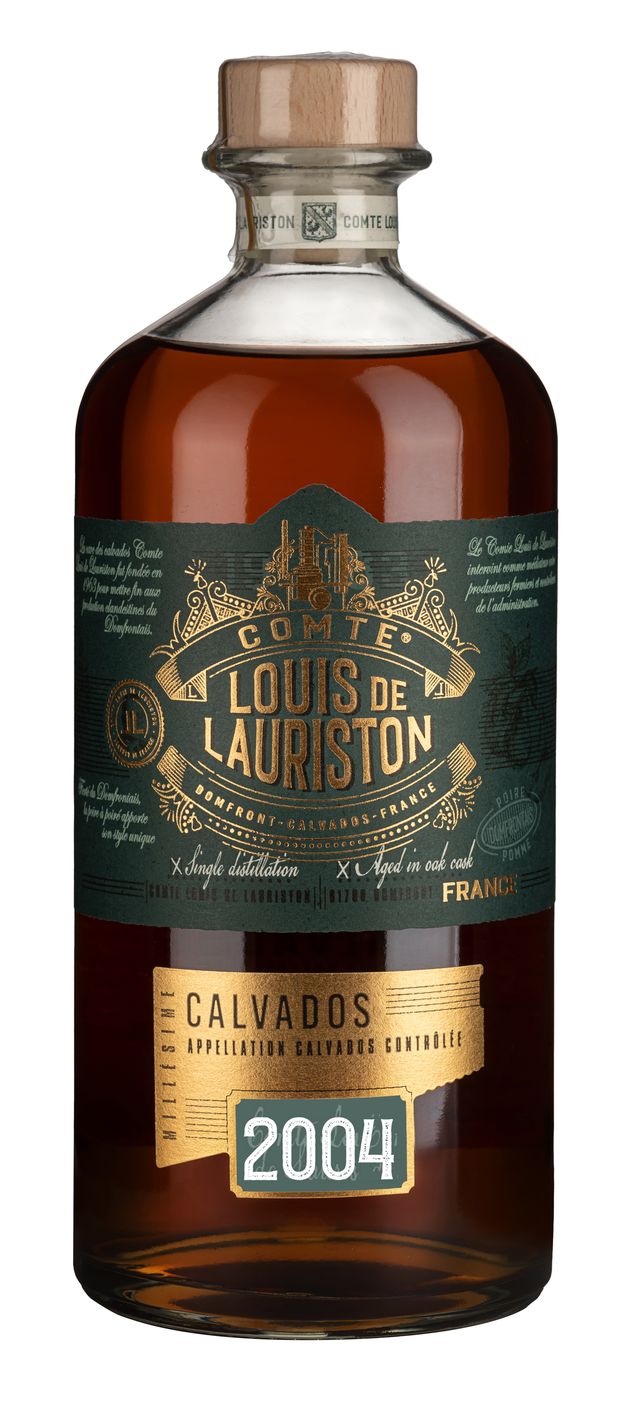 CALVADOS MILLESIME 2004 Comte Louis de Lauriston