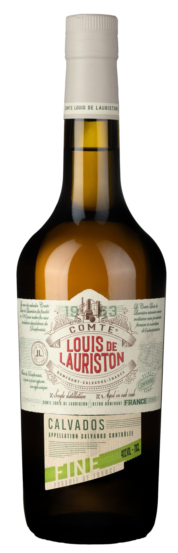 CALVADOS Fine Comte Louis de Lauriston