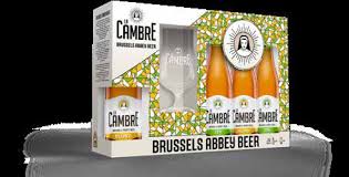 LA CAMBRE giftpack 4x33cl+glas