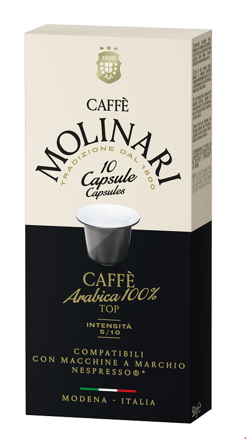 MOLINARI 100% ARABICA NESPRESSO 10caps