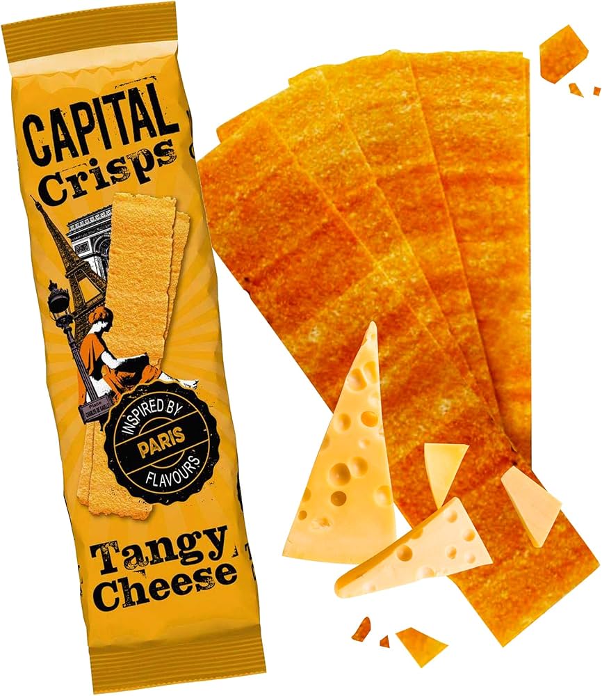 CAPITAL Long crisps tangy cheese 75gr PARIS inspired