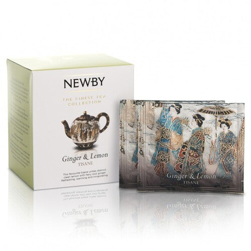 THEE NEWBY GINGER & LEMON 15 pyramids