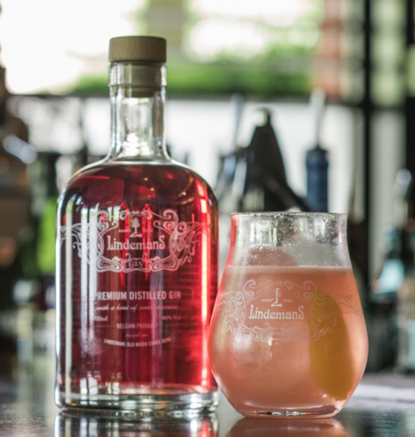 GIN Lindemans Premium Distilled RED/ROUGE 46% 70 cl