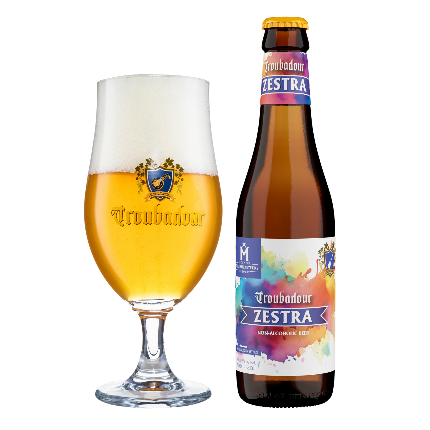 TROUBADOUR ZESTRA alcoholvrij 33cl