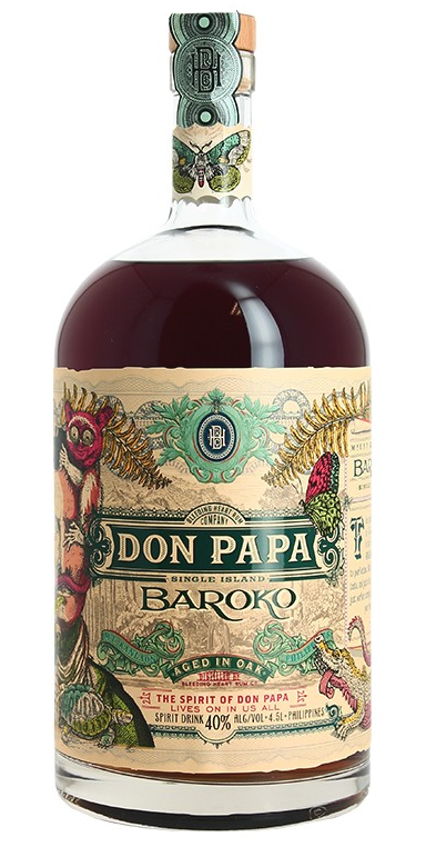 RHUM DON PAPA BAROKO 40% 4,5L BA