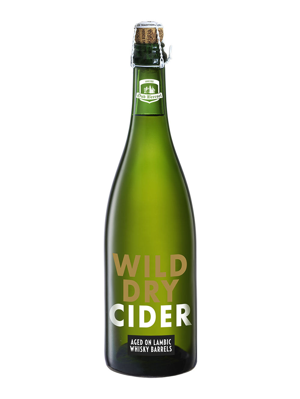 OUD BEERSEL WILD DRY CIDER AGED ON LAMBIC WHISKY BARREL 75CL ow