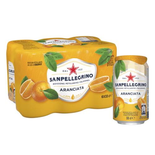 SAN PELLEGRINO ARANCIATA CAN 33cl