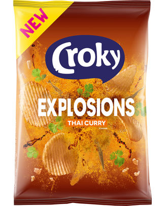 CROKY THAY CURRY EXPOLSIONS Chips 40gr
