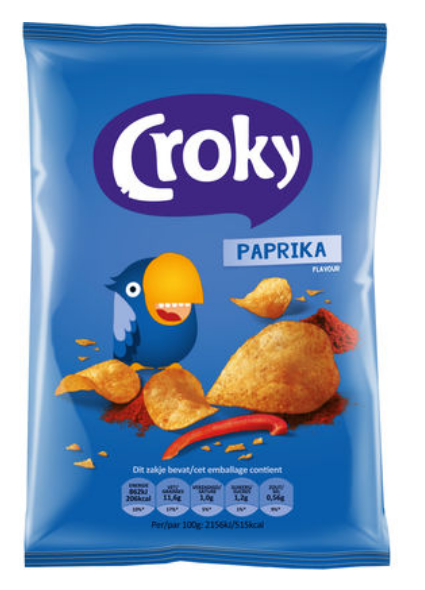 CROKY PAPRIKA Chips 40gr