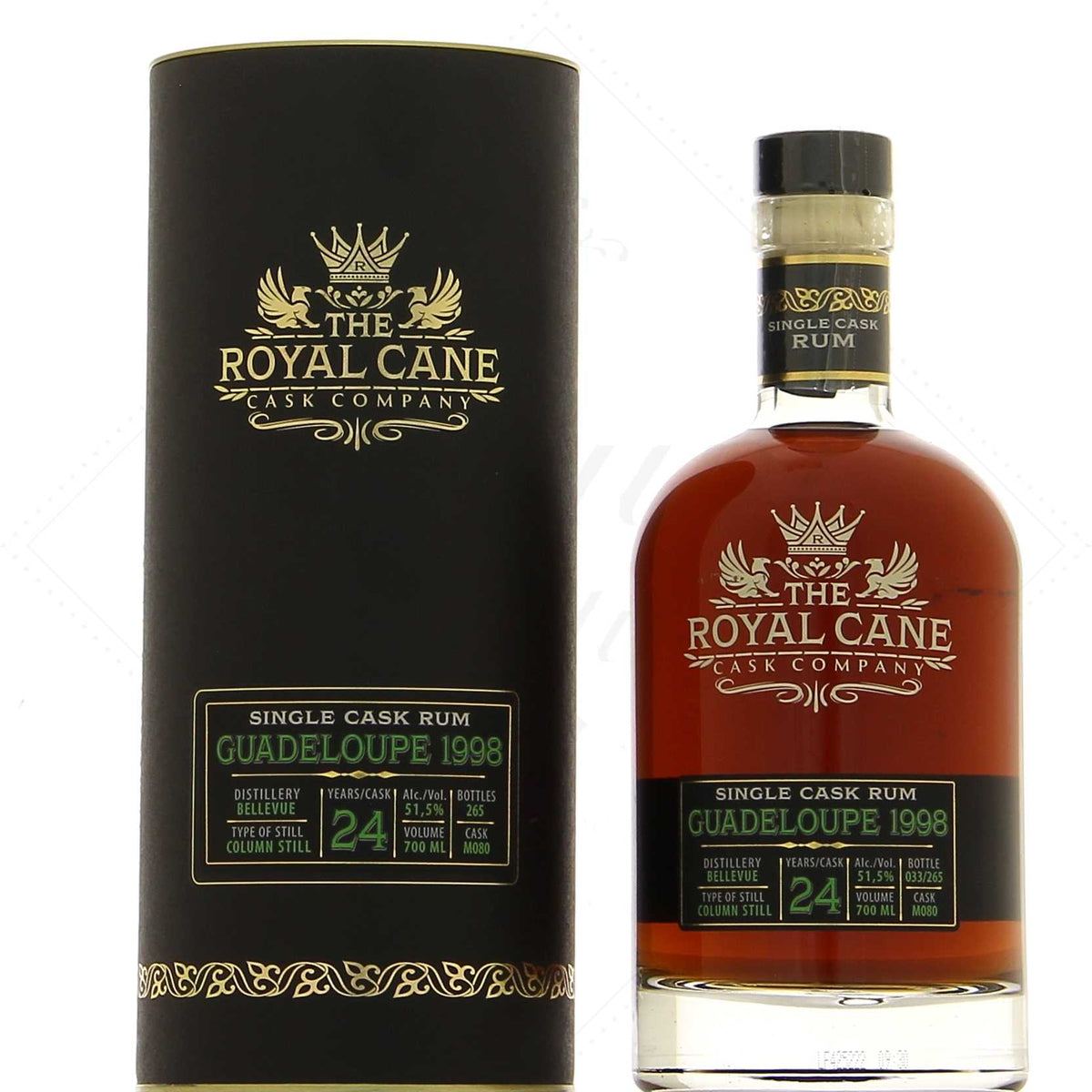 GOUADELOUPE 1998 - 51.5% 70CL - ROYAL CA