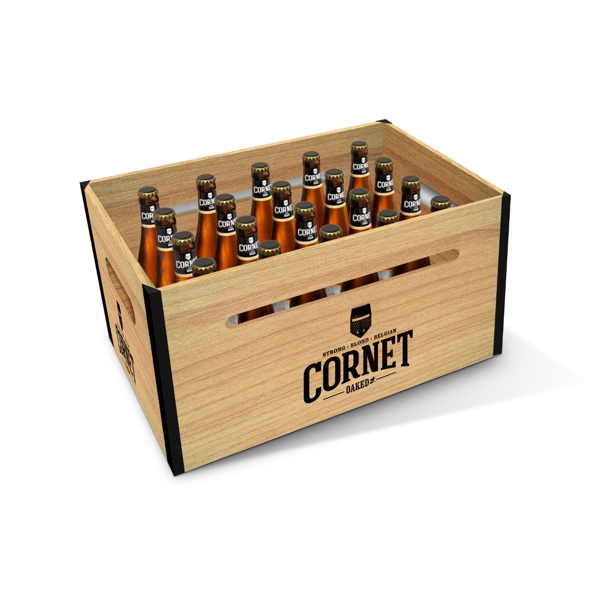 CORNET Giftpack Houten bak 33cl x 20