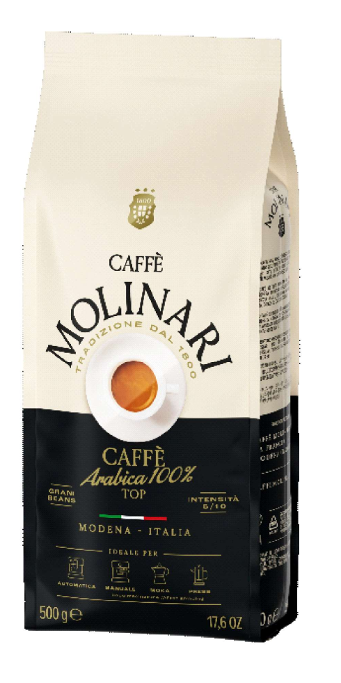 MOLINARI 100% ARABICA 500gr beans flowpa