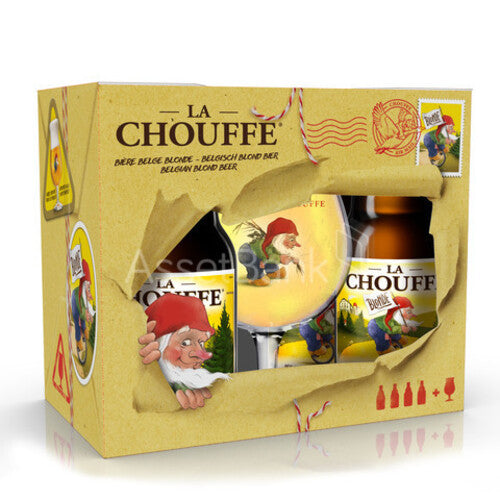 LA CHOUFFE Giftpack 4x33cl + 1 GL