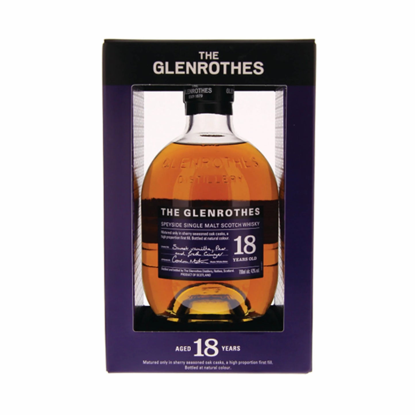 WH GLENROTHES 18 Y 43% 70cl
