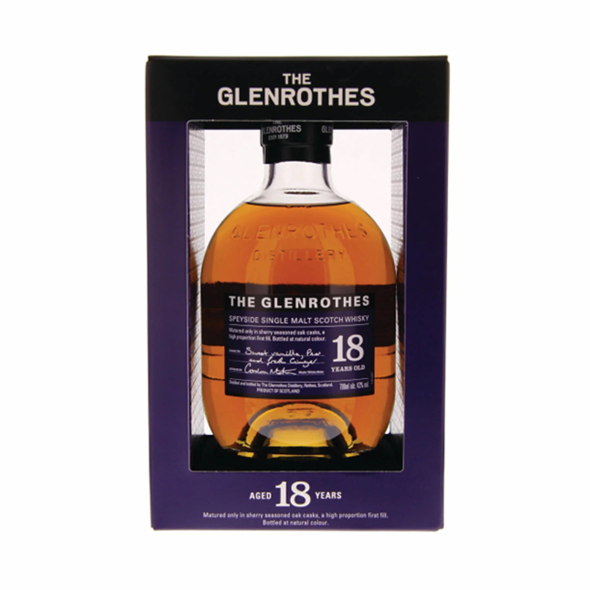 WH GLENROTHES 18 Y 43% 70cl