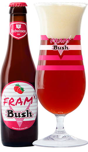 FRAMBUSH 8,5° 33cl (framboos+caractère)