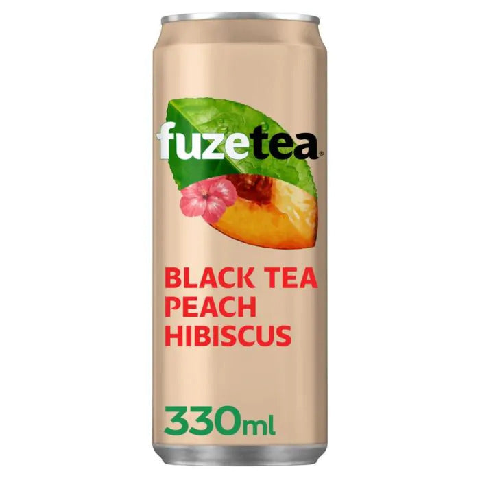 FUZE TEA Peach Hibiscus sleek can 33 cl