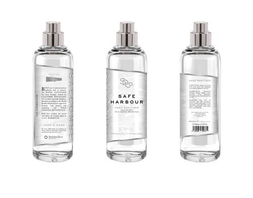 SAFE HARBOUR' HAND SANTISISER 10CL 80% SALCOMBE DISTILLING COMPANY