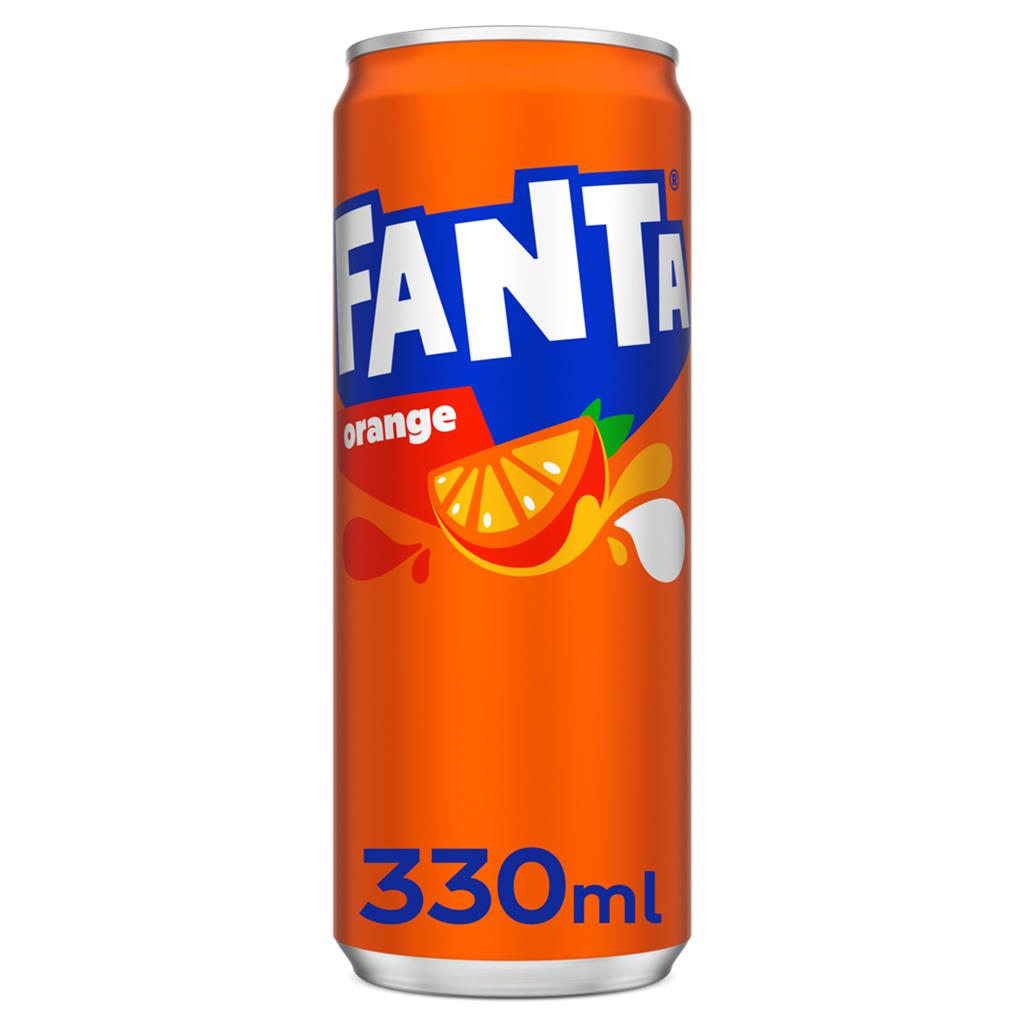 FANTA ORANGE SLEEK CAN 33cl