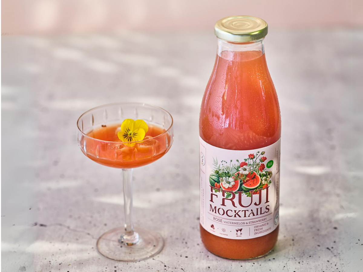 FRUJI Mocktail Watermeloen Aardbei Roos OW 75cl