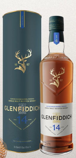 WH GLENFIDDICH 14 Y Old Bourbon barrel 43% 70cl