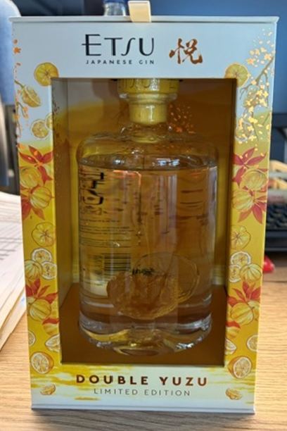 GIN Etsu Pacific Double YUZU Japanese Gin 43% 70cl
