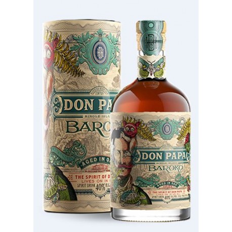 RHUM DON PAPA BAROKO KOKER 40% 70cl   BA