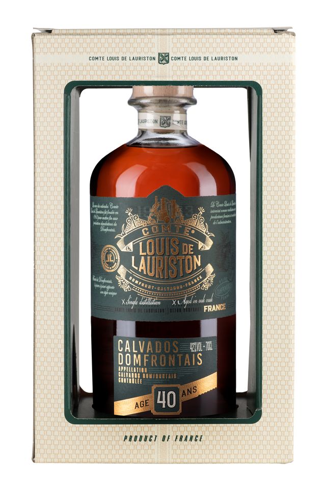CALVADOS  40ANS D'AGE Comte Louis de Lauriston
