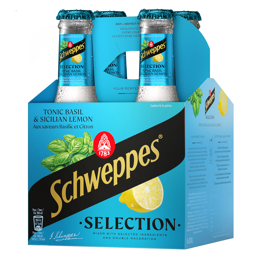 SCHWEPPES SELECTION TONIC WITH BASIL & SICILIAN LEM 20cl