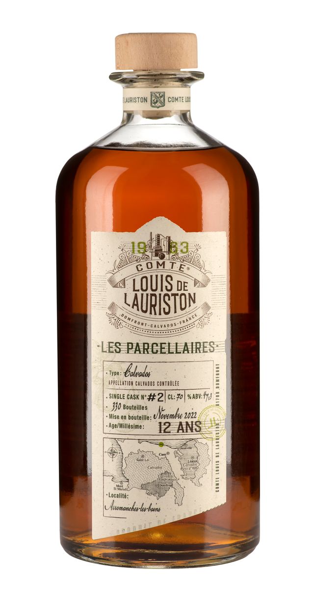 CALVADOS 12ANS D'AGE 'Les Parcellaires' Comte Louis de Lauriston