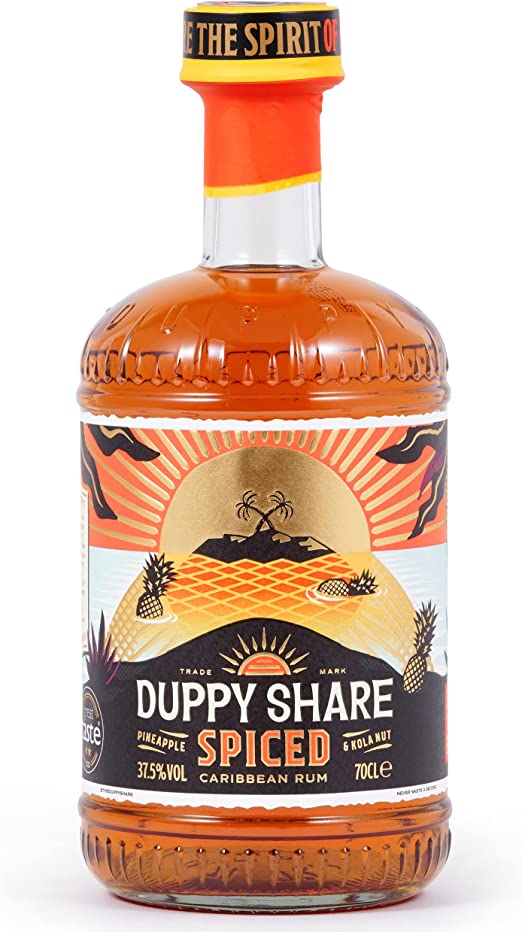 RUM DUPPY SHARE SPICED CARIBBEAN 37,5% 7