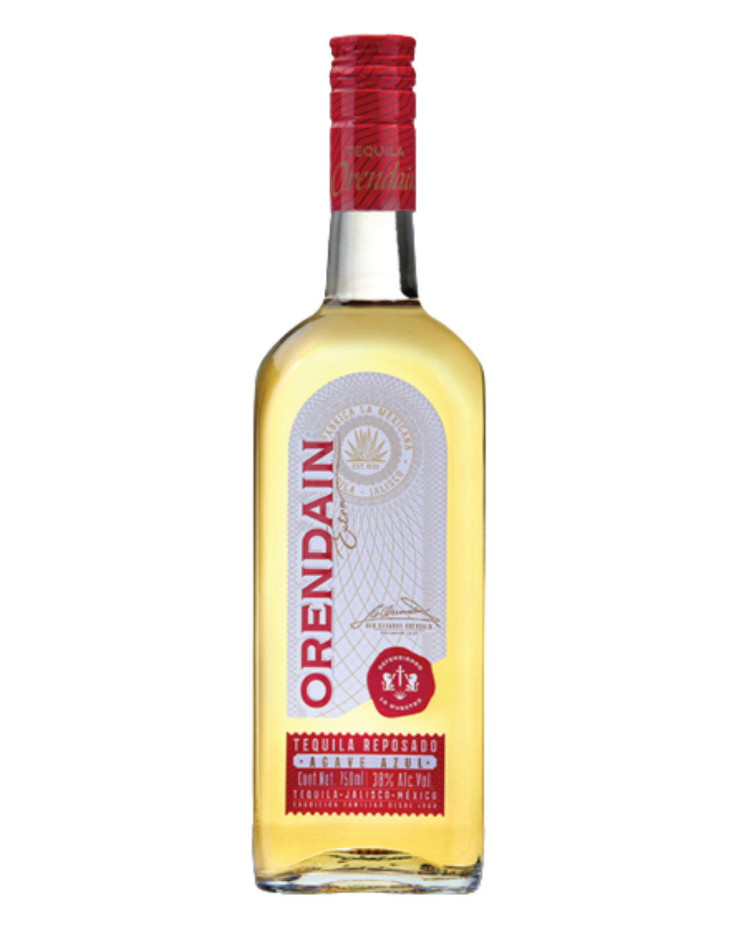 TEQUILA ORENDAIN REPOSADO 38% 100CL