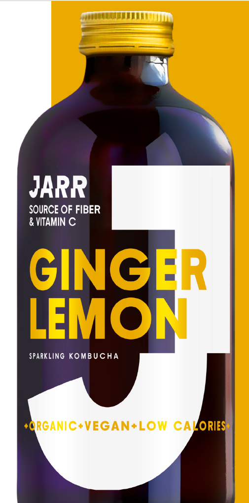 JARR KOMBUCHA GINGER LEMON FIBER BIO 33 cl OW