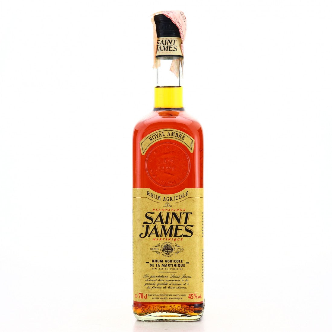 ST JAMES RHUM ROYAL AMBRE 40% 70cl