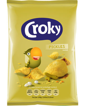 CROKY PICKELS Chips 40gr