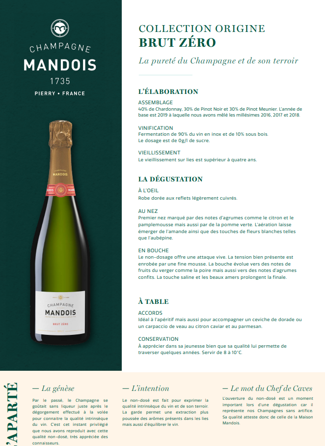 CHAMP MANDOIS  Nature / Zéro