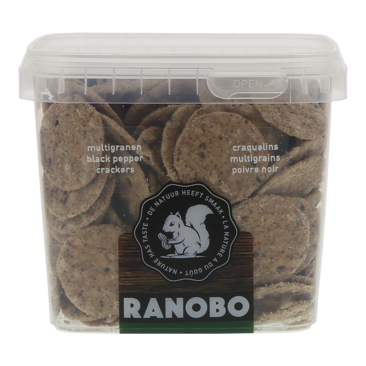 RANOBO BLACK PEPPER CRACKERS 180 GR