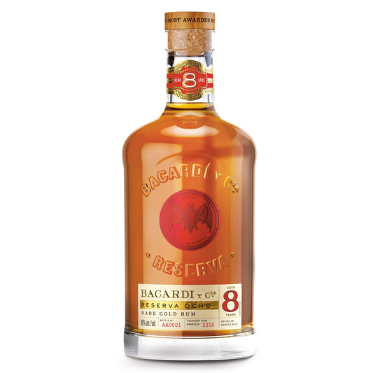 BACARDI SUPERIOR 8Y RESERCA OCHO 40% 70c