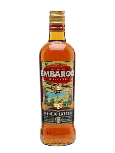 RHUM EMBARGO ANEJO EXTRA BRUN 40% 70CL CARIBBEAN BLEND