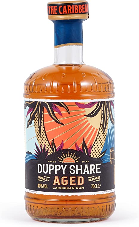 RUM DUPPY SHARE AGED CARIBBEAN 40% 70cl